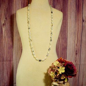 Loft - Long beaded necklace.